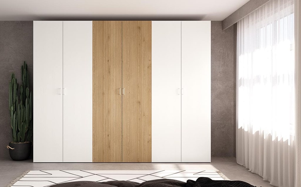 Foto 1 ARMARIOS DESDE 45 CM A 298 CM, RECTOS Y RINCÓN, CON PUERTAS BATIENTES