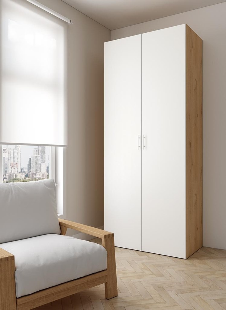 Foto 8 ARMARIOS DESDE 45 CM A 298 CM, RECTOS Y RINCÓN, CON PUERTAS BATIENTES