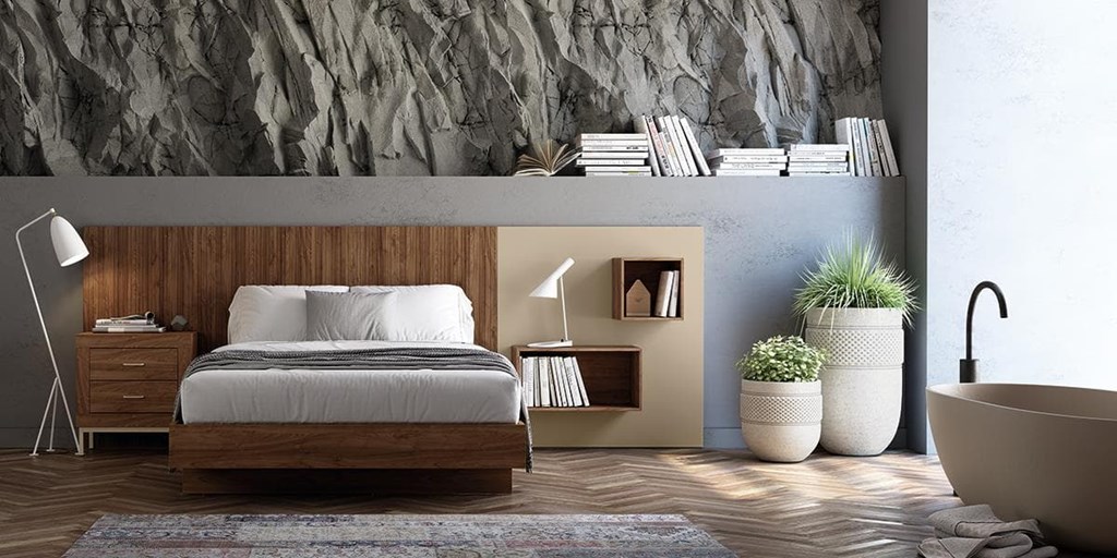 Foto 2 DORMITORIO DE MATRIMONIO MOD. PANEL RESPALDO