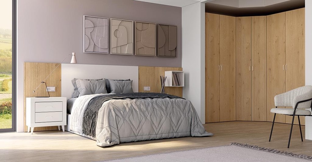 Foto 4 DORMITORIO DE MATRIMONIO MOD. PANEL RESPALDO