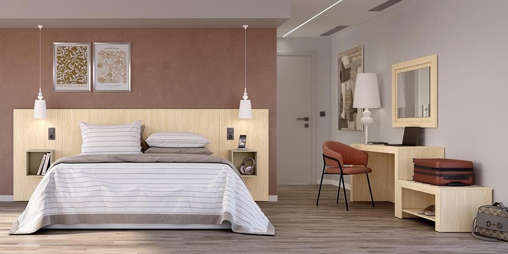 Foto 6 DORMITORIO DE MATRIMONIO MOD. PANEL RESPALDO