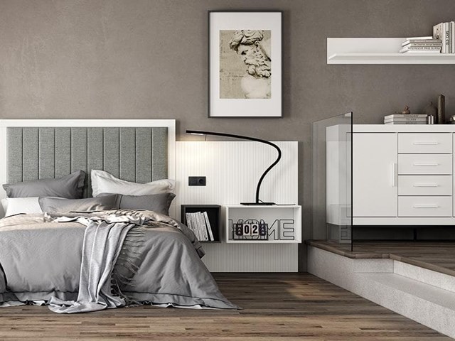 DORMITORIO MATRIMONIO LINUS PARA 135 Y 150 CM